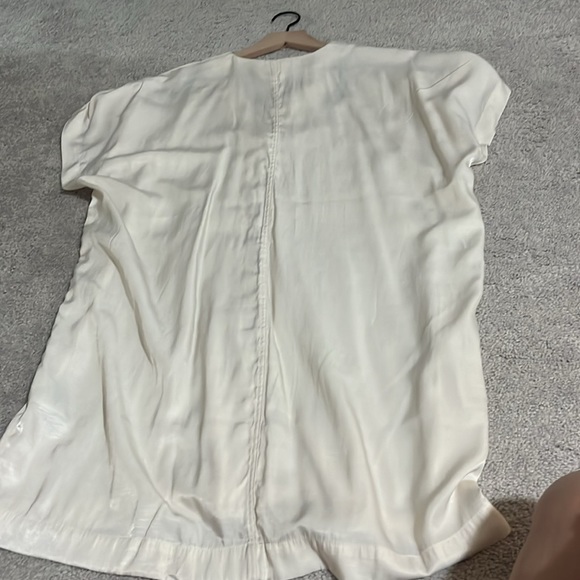 SOLD** H&M Cream shirt-style Dress* - Picture 4 of 4